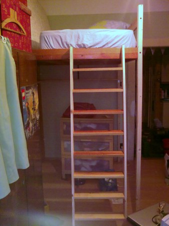 Výroba nového žebříku / New ladder made